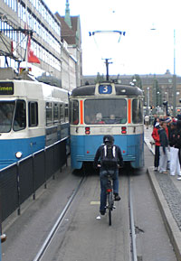 verrückte Fahrradfahrer