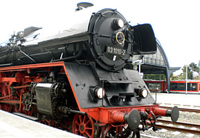 Heizhausexpreß in Gera Hauptbahnhof