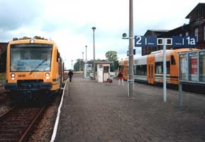 Leider war der Anschluß nach Waren schon weg.