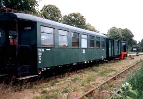 Der Wagen gehörte zum Denkmalzug in Neustrelitz.