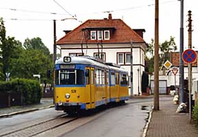 In den Straßen von Waltershausen und am Gleisdreieck