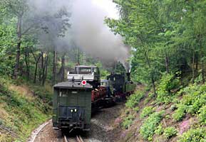 Auf dem Weg nach Kurort Jonsdorf