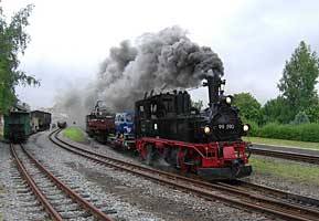 Mit Volldampf ins Gebirge