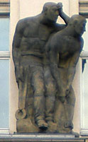 Schmiede am Verwaltungsgebäude