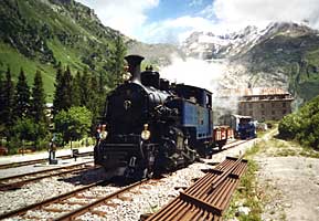 Gletschhorn und Rhonegletscher