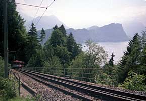Blick über den See auf Hammetschwand