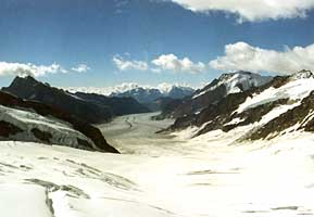Blick Richtung Aletschgletscher (1998)