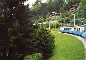 kurvenreiche Strecke