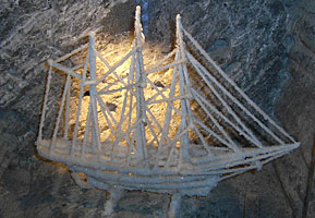 gesalzenes Segelschiff
