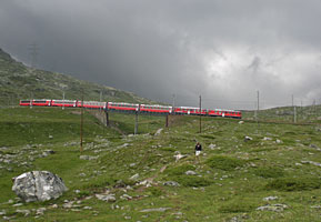 einer der schönsten Abschnitte: die Alp Bondo