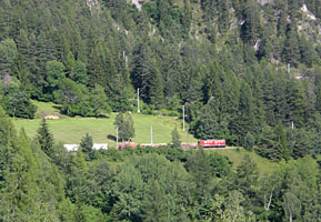 Blick auf die untere Strecke