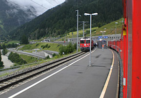 Trennungsbahnhof Sagliains